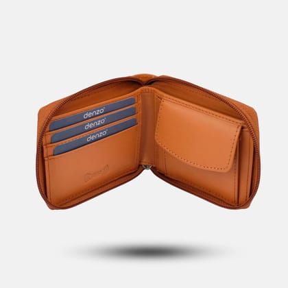 Secure Zip Wallet Tan