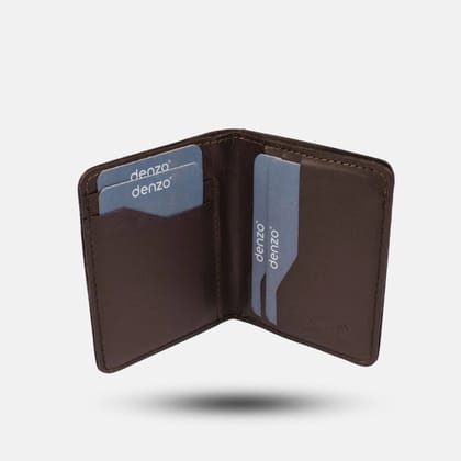 Signature Bifold Card Organizer Chocolates Brown