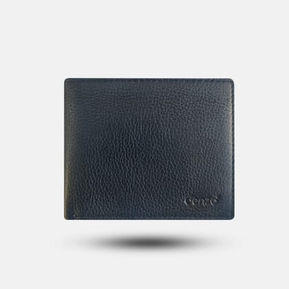 ClassicFold Grained Blue Wallet