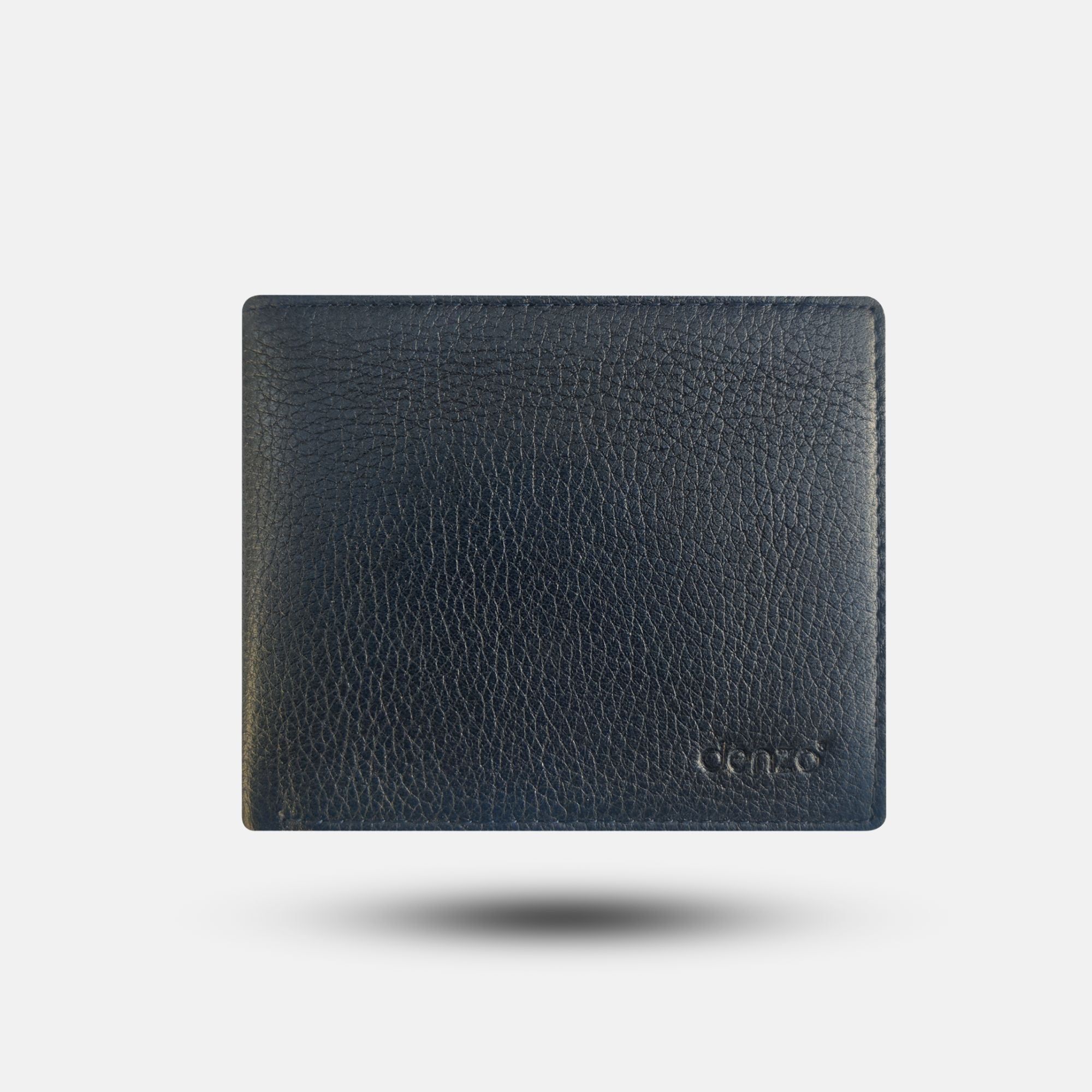 ClassicFold Grained Blue Wallet