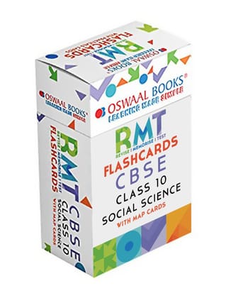 Oswaal CBSE RMT Flashcards Class 10 Social Science (For 2024 Board Exams) [Card Book] Oswaal Editorial Board