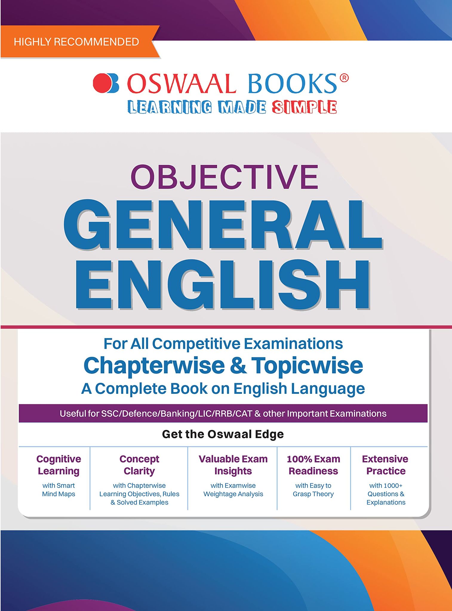 Oswaal Objective General English For All Competitive Examinations Chapter-wise & Topic-wise A Complete Book on English Language Oswaal Editorial Board