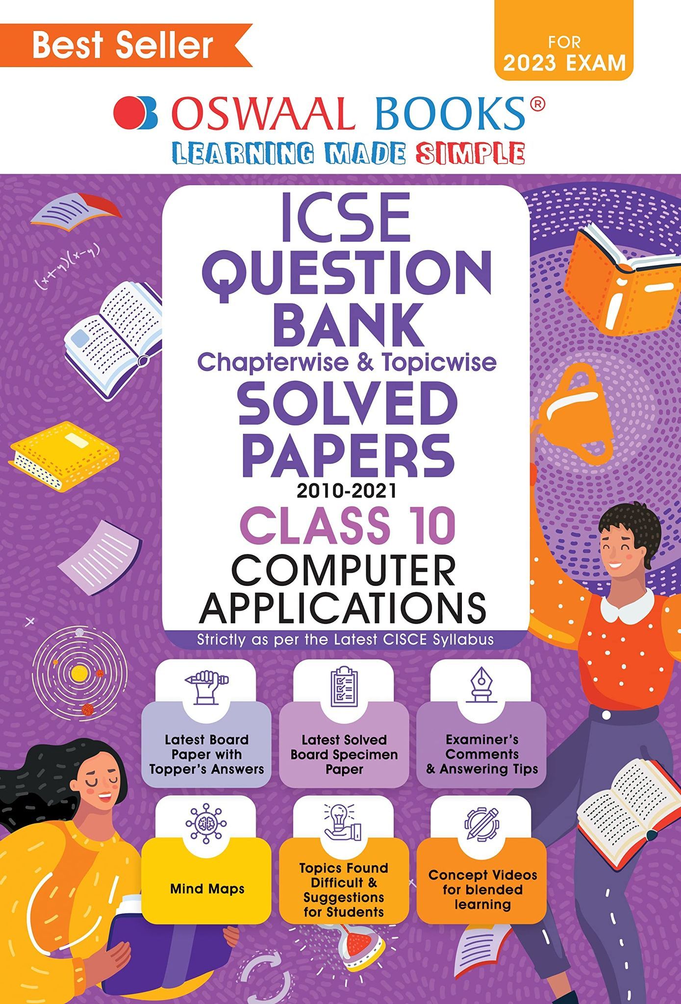 Oswaal ICSE Question Bank Class 10 Computer Applications Hardbound Book (For 2023 Exam) Oswaal Editorial Board