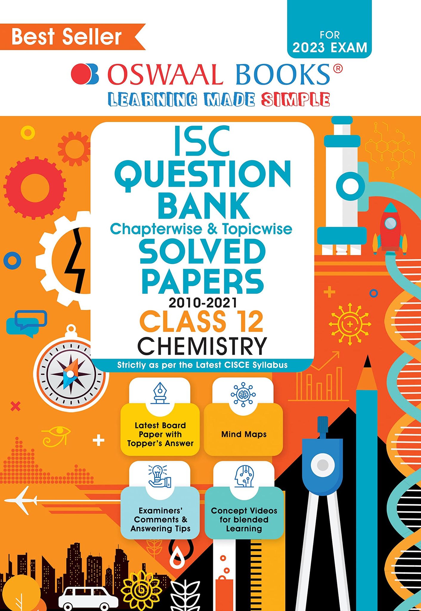 Oswaal ISC Question Bank Class 12 Chemistry Book (For 2023 Exam) Oswaal Editorial Board