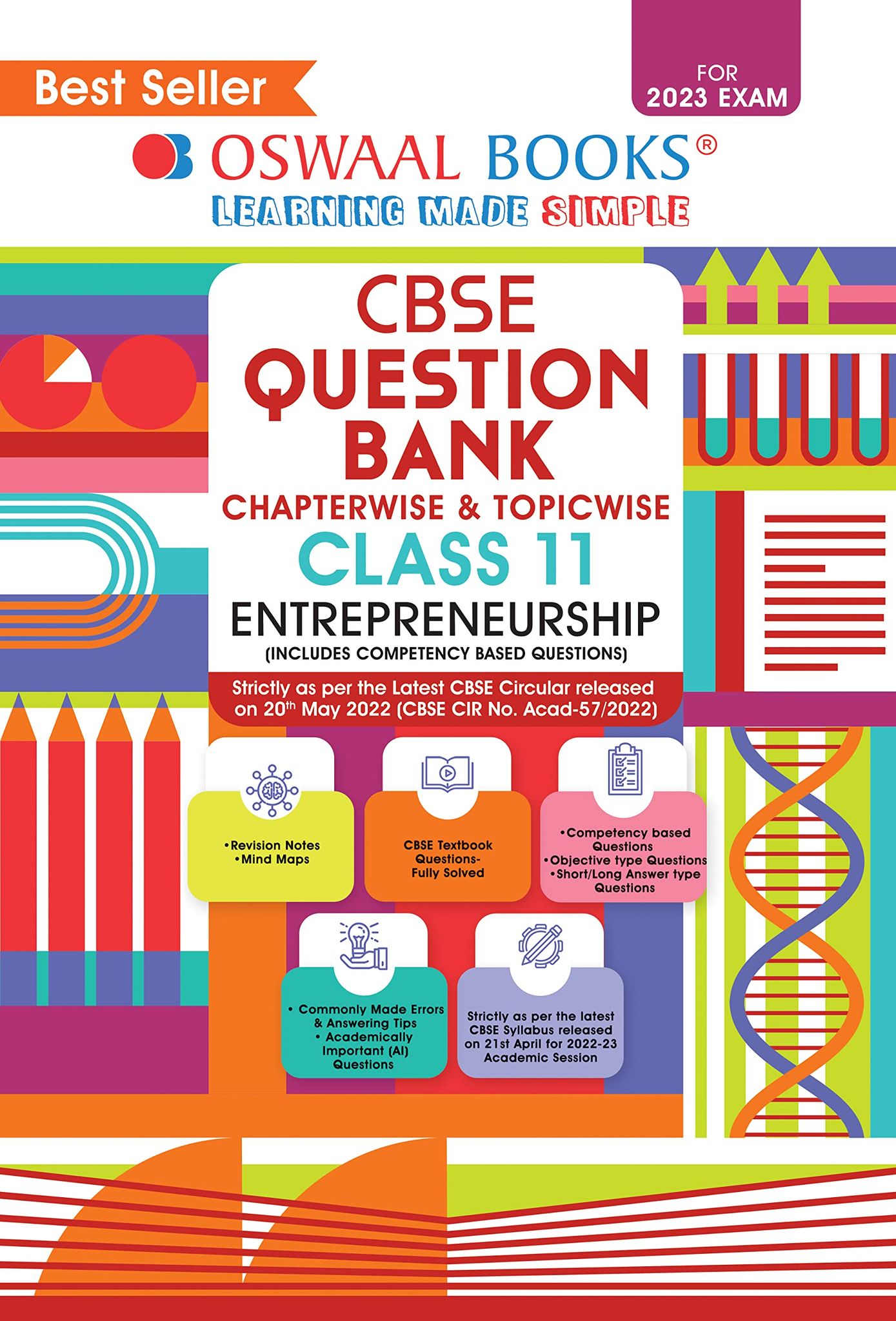 Oswaal CBSE Chapterwise & Topicwise Question Bank Class 11 Entrepreneurship Book (For 2022-23 Exam) [Paperback] Oswaal Editorial Board