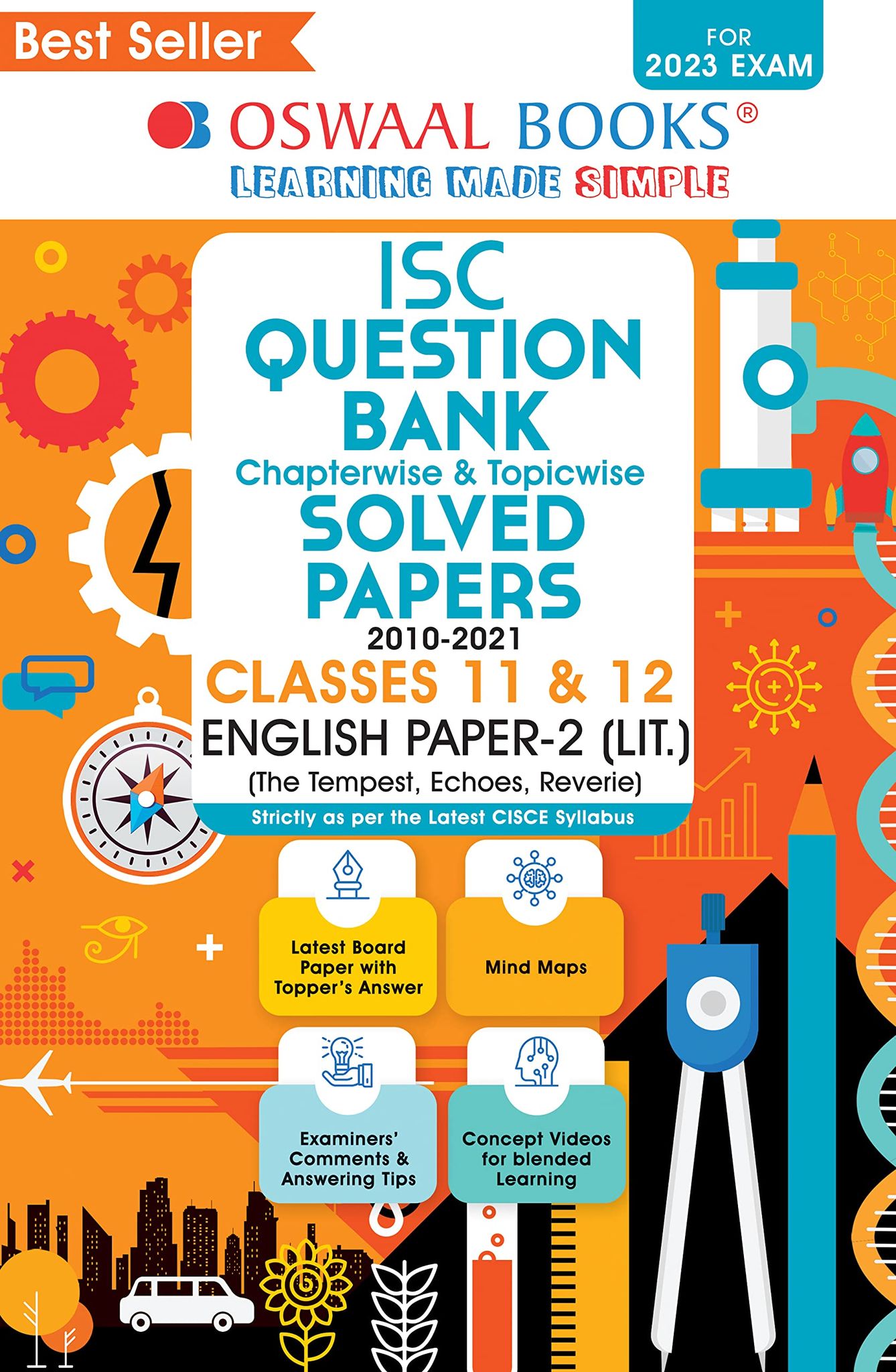 Oswaal ISC Question Bank Class 12 English Paper-2 Literature Book (For 2023 Exam) [Paperback] Oswaal Editorial Board