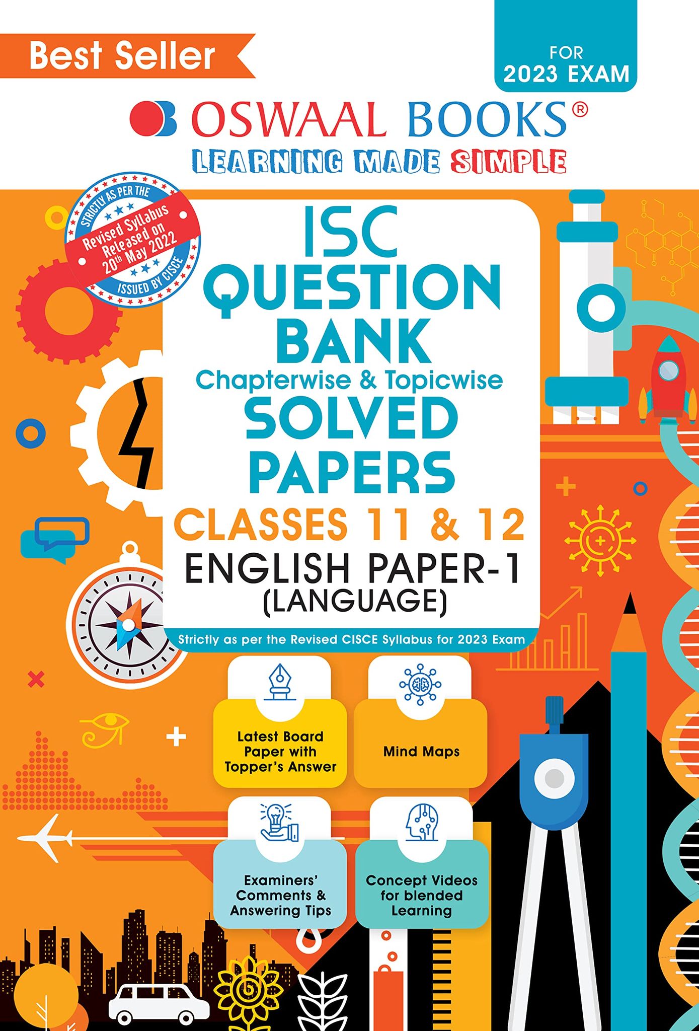 Oswaal ISC Question Bank Classes 11 & 12 English Paper-1 Language Book (For 2023 Exam) [Paperback] Oswaal Editorial Board