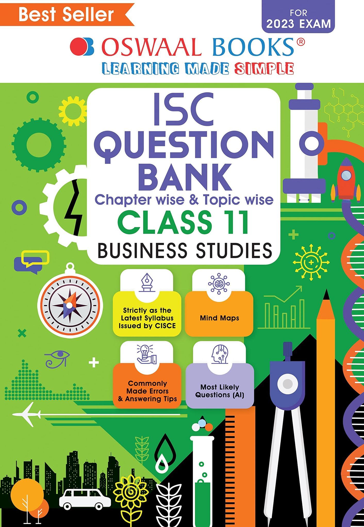 Oswaal ISC Question Bank Class 11 Business Studies Hardbound Book (For 2023 Exam) Oswaal Editorial Board