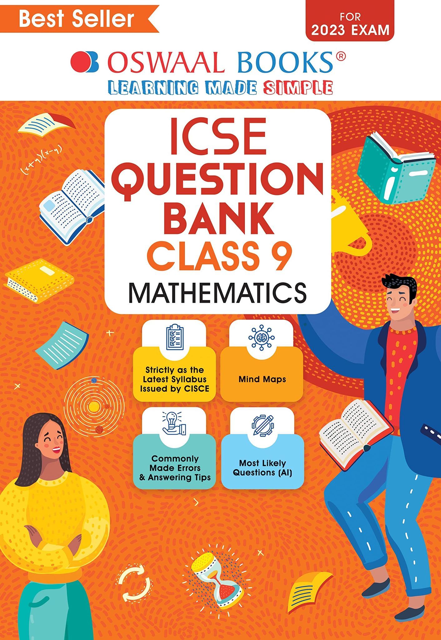 Oswaal ICSE Question Bank Class 9 Mathematics Hardbound Book (For 2023 Exam) Oswaal Editorial Board