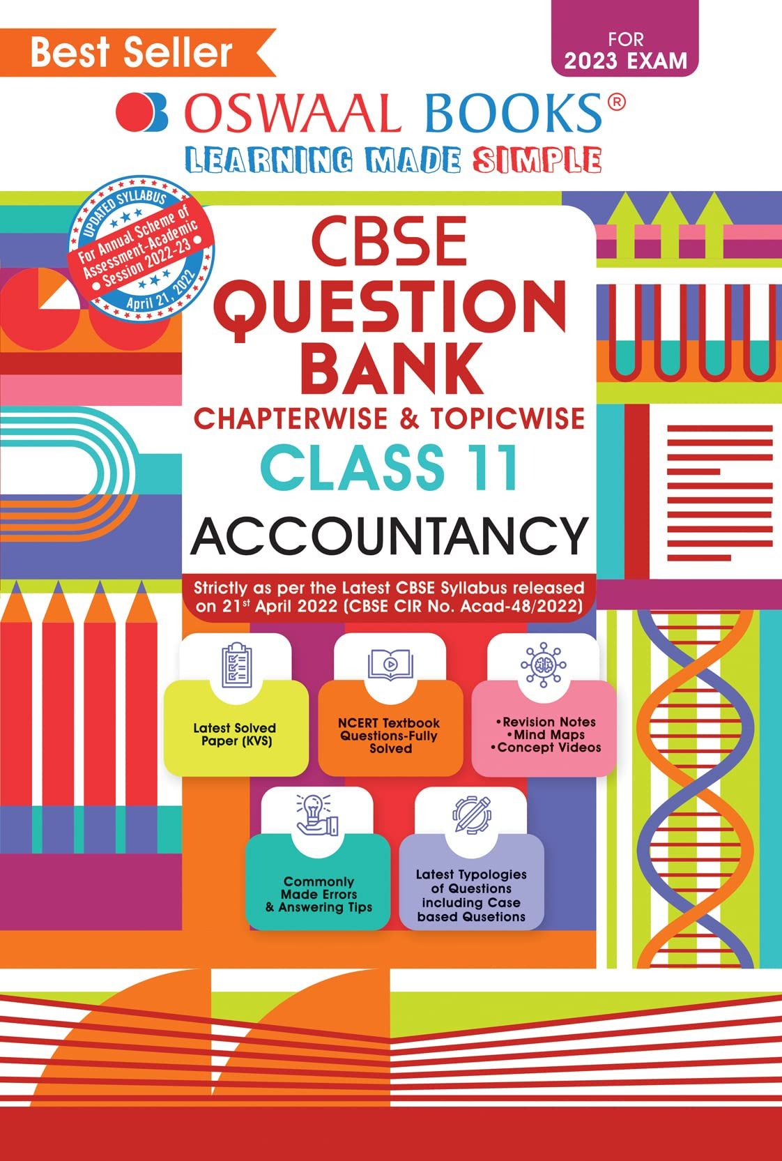 Oswaal CBSE Chapterwise & Topicwise Question Bank Class 11 Accountancy Hardbound Book (For 2022-23 Exam) Oswaal Editorial Board