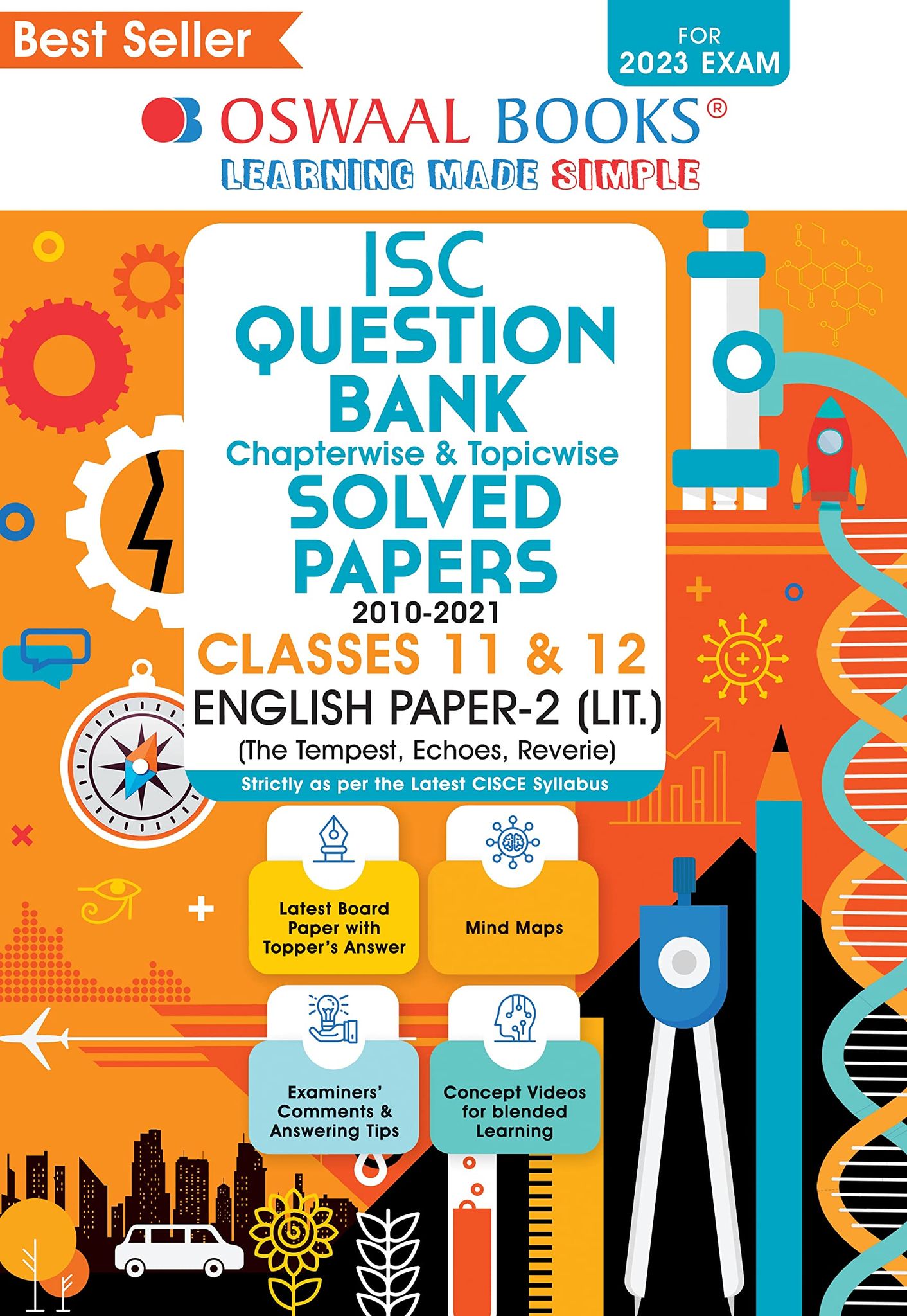 Oswaal ISC Question Bank Class 12 English Paper-2 Literature Book (For 2023 Exam) Oswaal Editorial Board