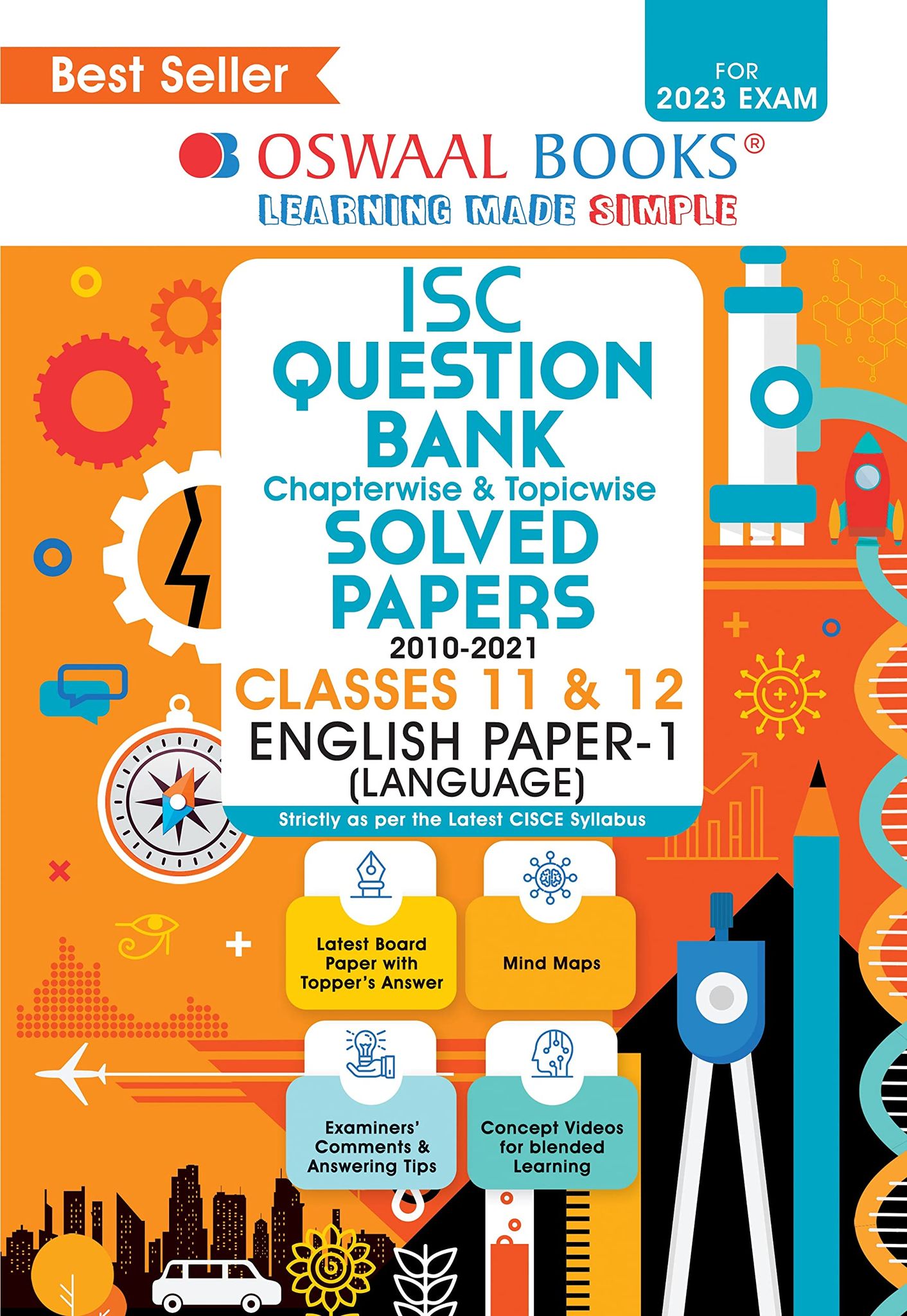 Oswaal ISC Question Bank Class 12 English Paper-1 Language Book (For 2023 Exam) Oswaal Editorial Board