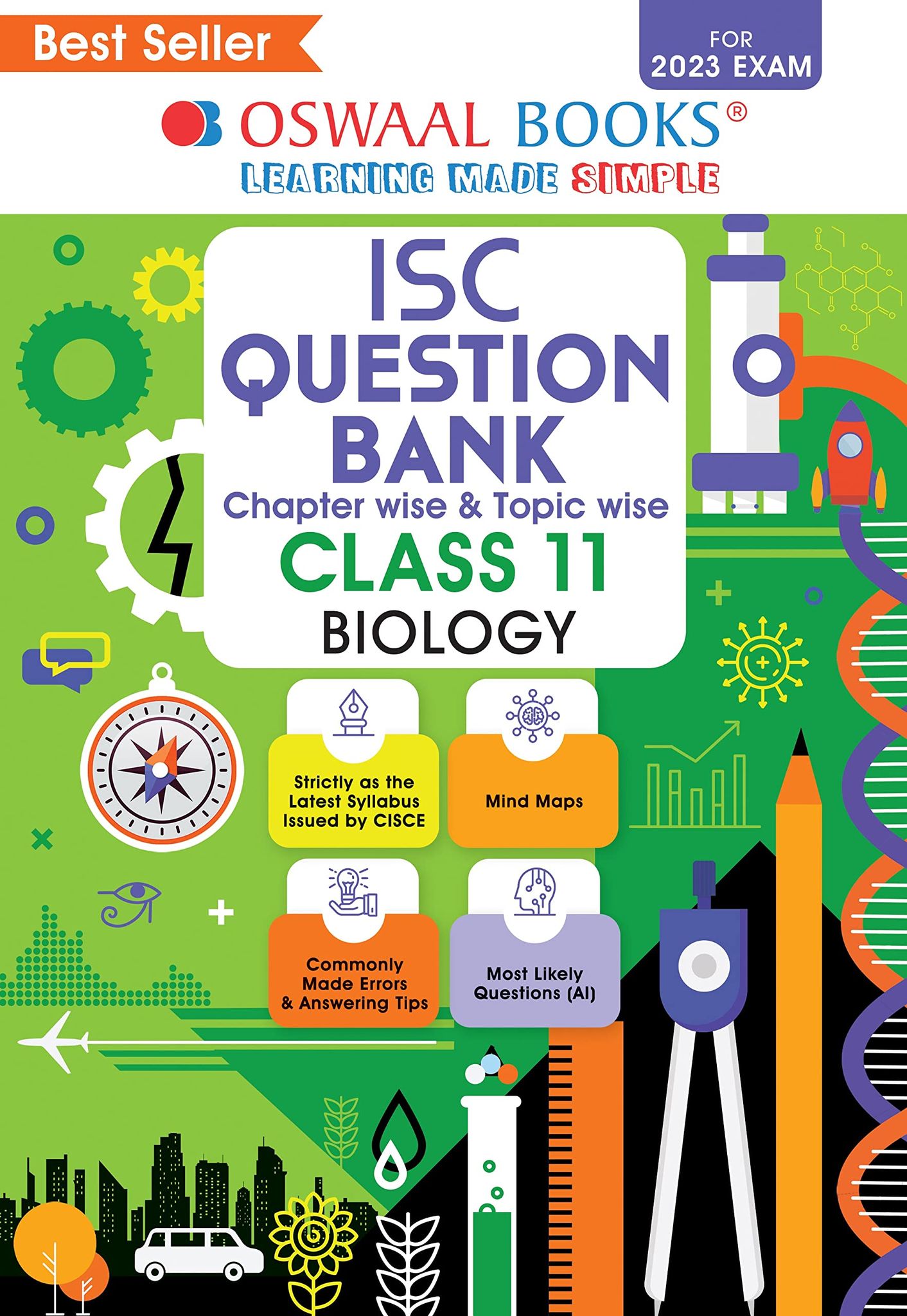 Oswaal ISC Question Bank Class 11 Biology Book (For 2023 Exam) [Paperback] Oswaal Editorial Board