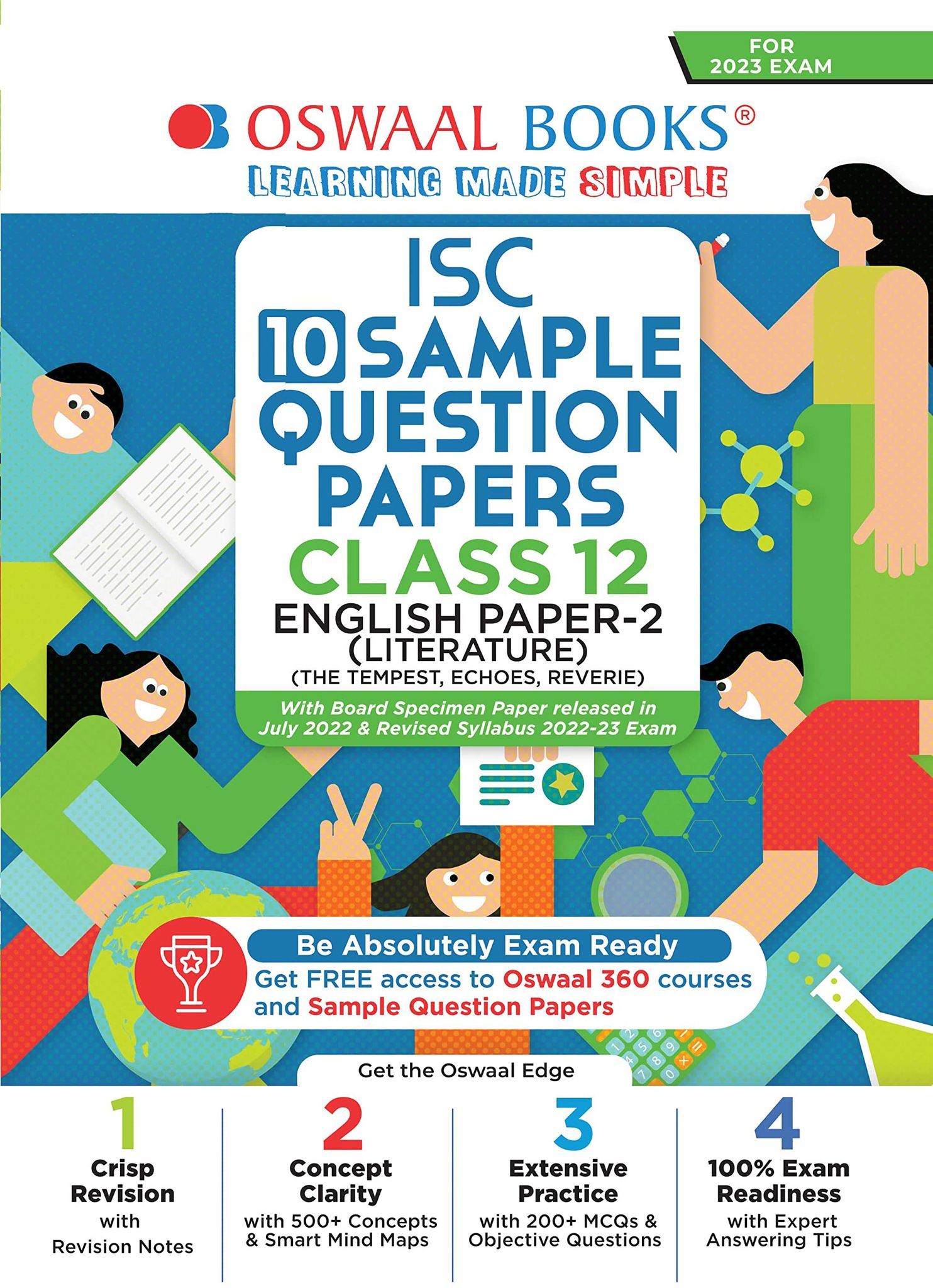 Oswaal ISC Sample Question Papers Class-12 English Paper-2 (For 2023 Exam) Oswaal Editorial Board