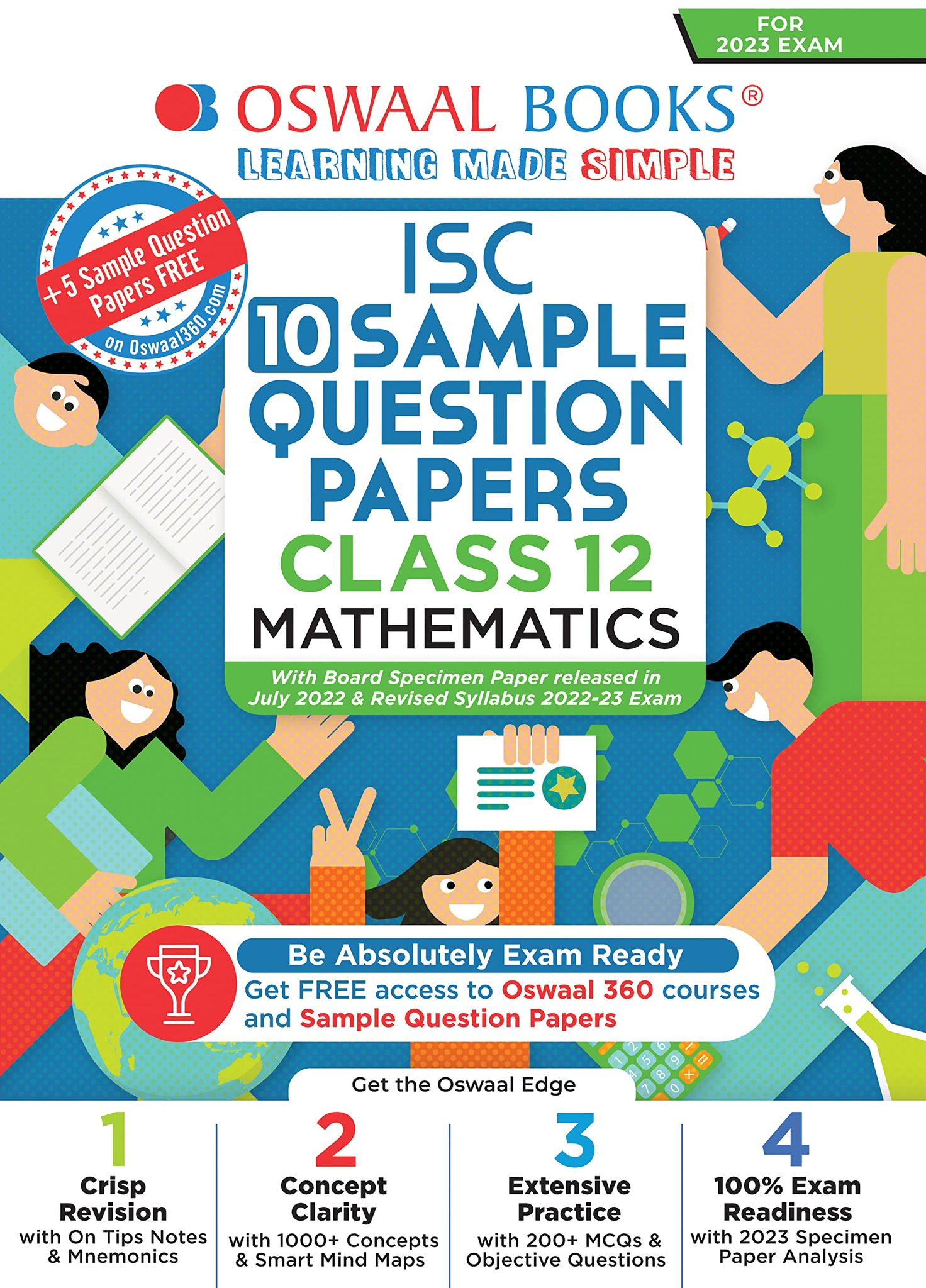 Oswaal ISC Sample Question Papers Class-12 Mathematics (For 2023 Exam) Oswaal Editorial Board