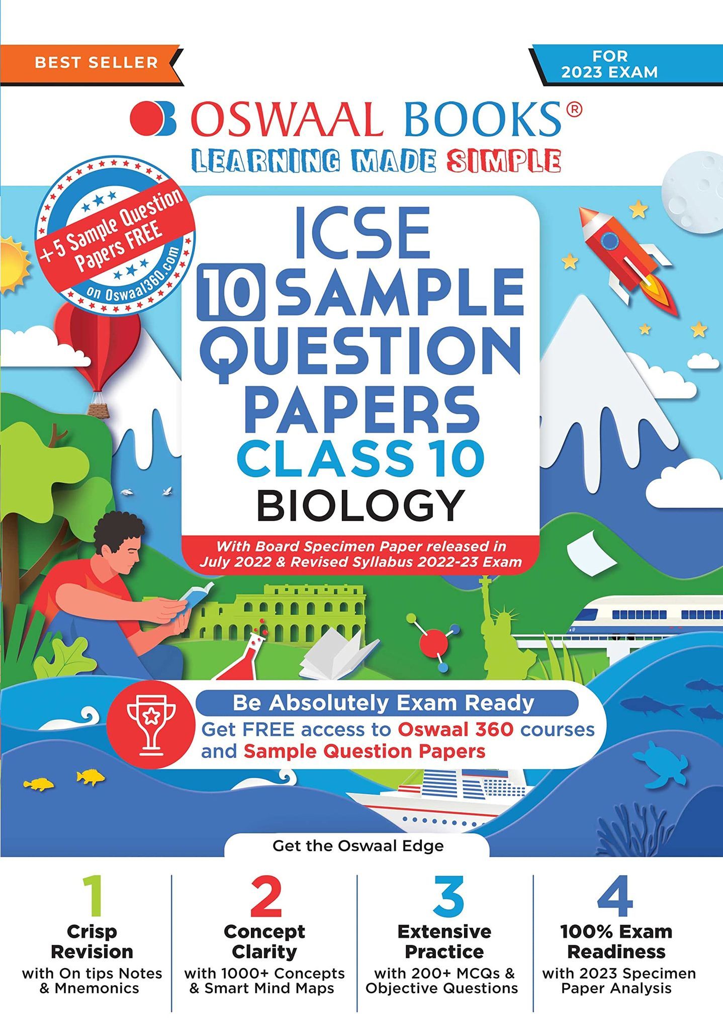 Oswaal ICSE Sample Question Papers Class-10 Biology (For 2023 Exam) Oswaal Editorial Board