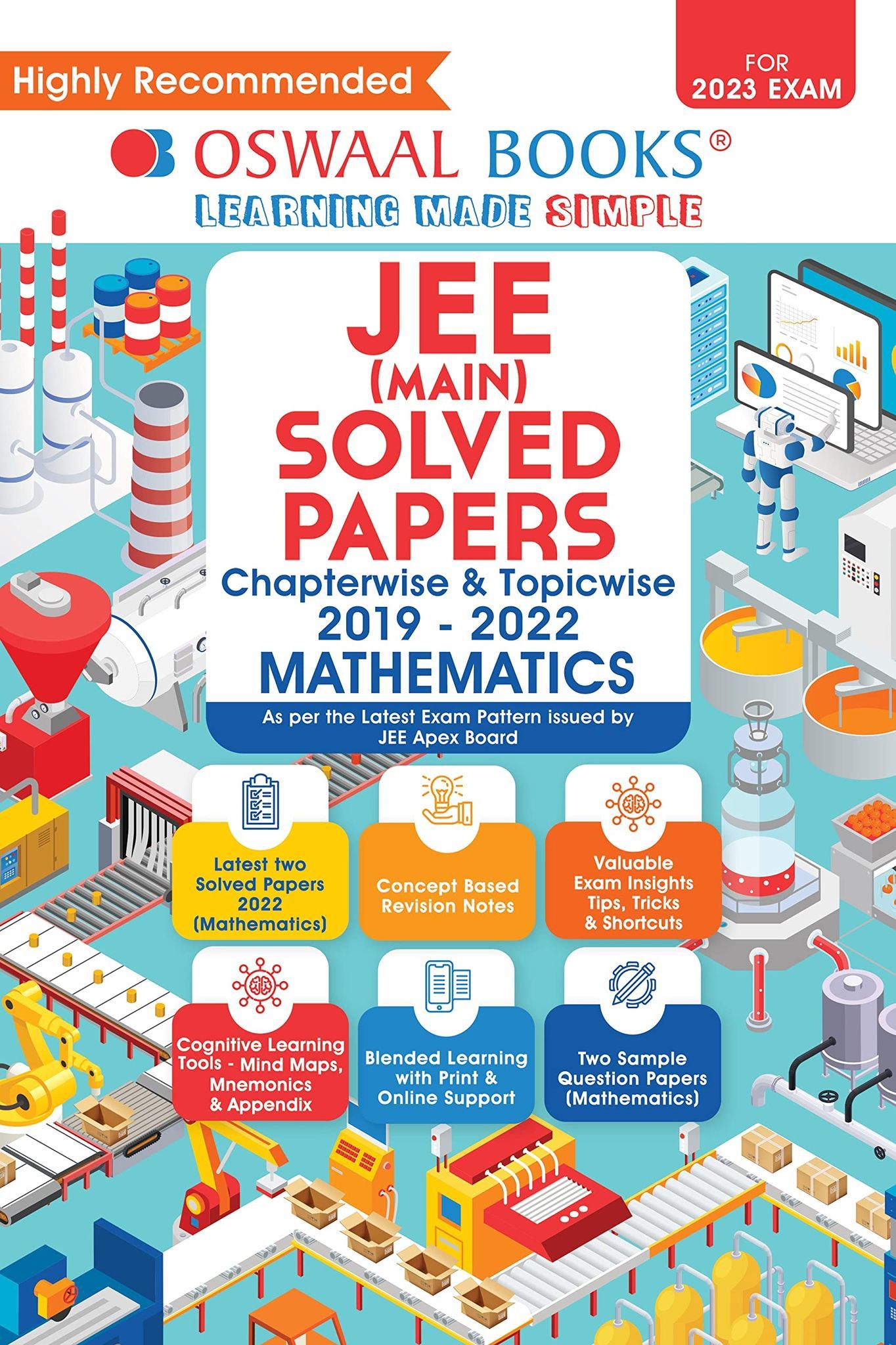 Oswaal JEE Main Solved Papers Chapterwise & Topicwise (2019 & 2022 All shifts 32 Papers) Mathematics Book (For 2023 Exam) Oswaal Editorial Board