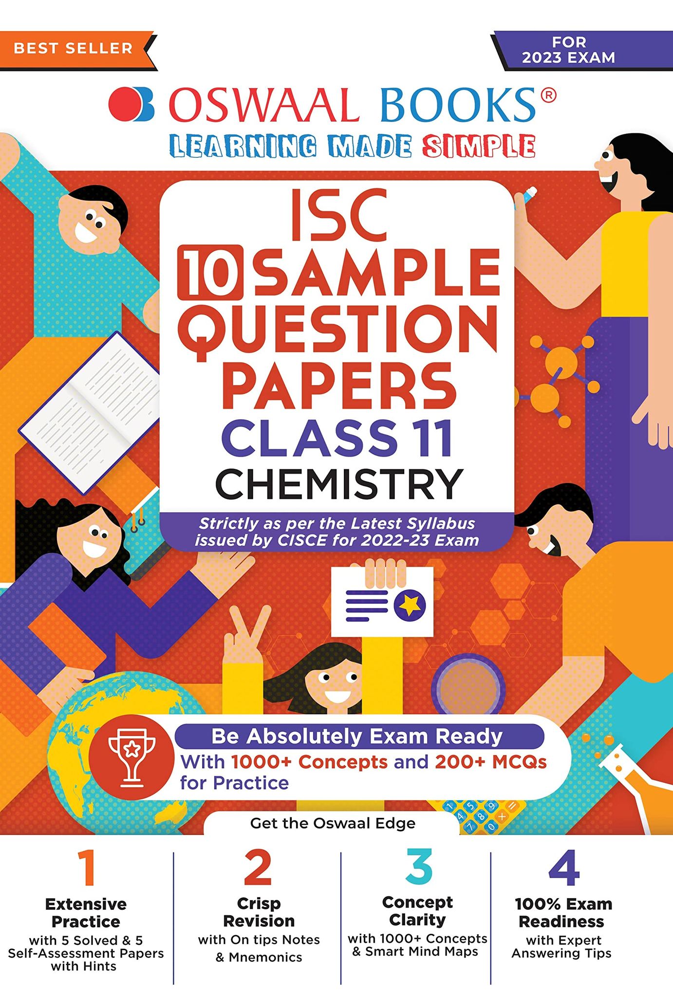 Oswaal ISC Sample Question Papers Class 11 Chemistry Hardcover (For 2023 Exam) [Hardcover] Oswaal Editorial Board