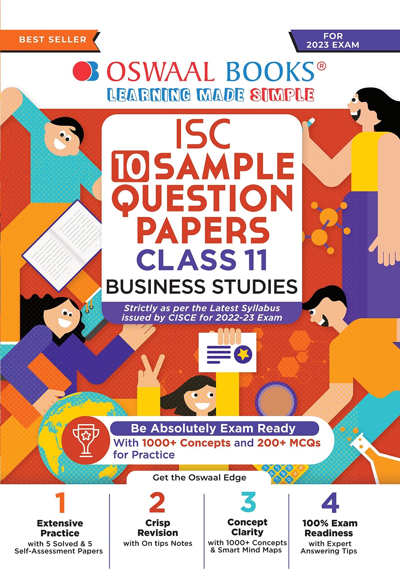 Oswaal ISC Sample Question Papers Class 11 Business Studies Hardbound Book (For 2023 Exam) Oswaal Editorial Board