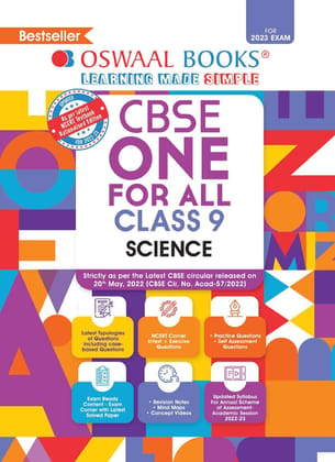 Oswaal CBSE One for All, Science, Class 9 (For 2023 Exam) [Paperback] Oswaal Editorial Board