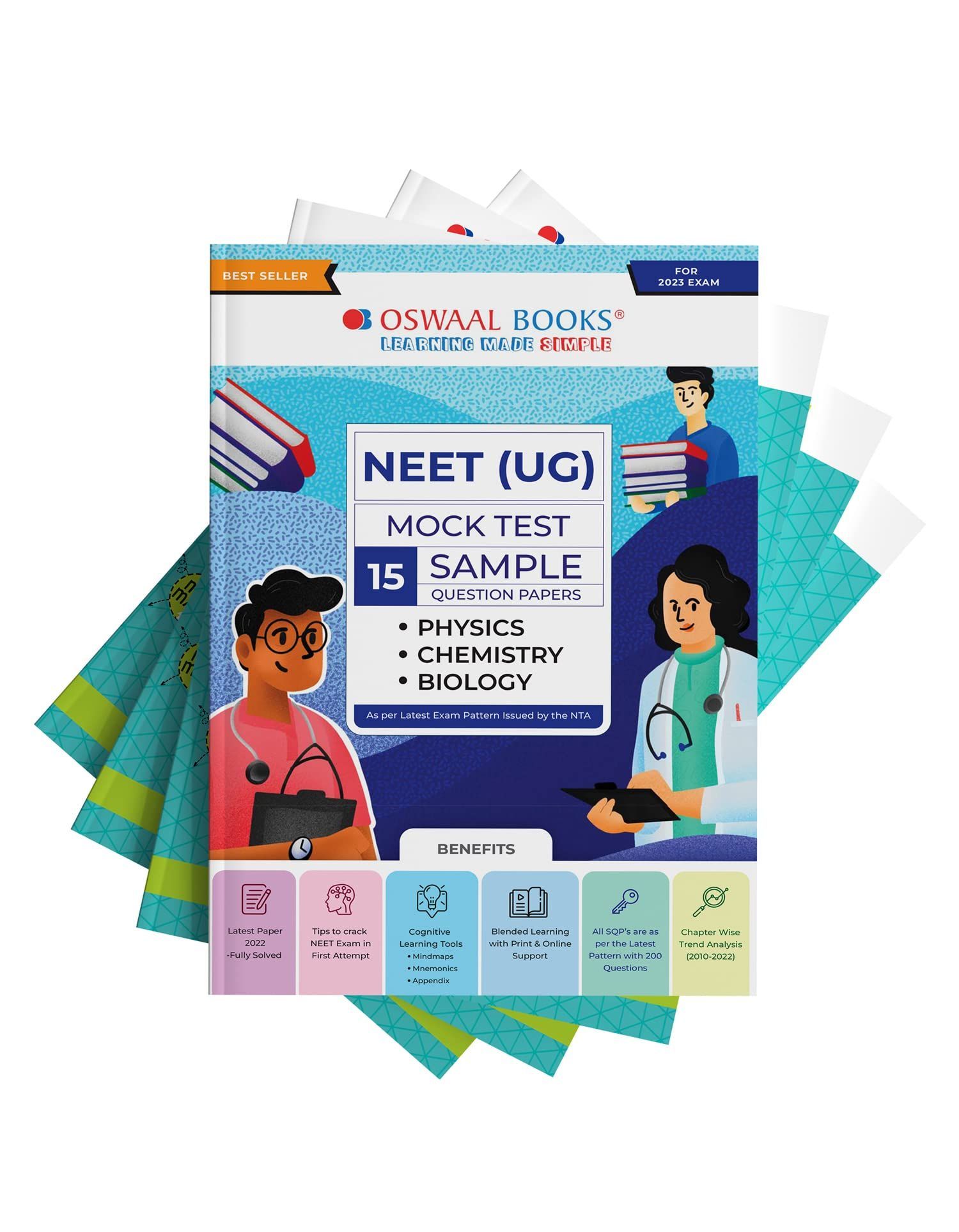 Oswaal NEET (UG) Mock Test 15 Sample papers + NCERT Textbook Exemplar Physics, Chemistry, Biology (Set of 4 Books) (For 2023 Exam) [Product Bundle] Oswaal Editorial Board