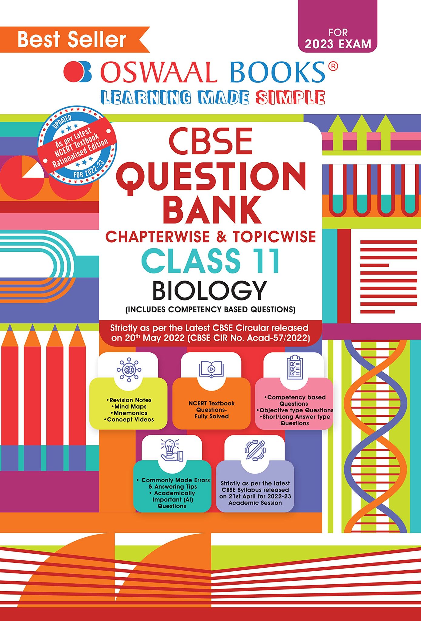 Oswaal CBSE Chapterwise & Topicwise Question Bank Class 11 Biology Hardbound Book (For 2022-23 Exam) Oswaal Editorial Board