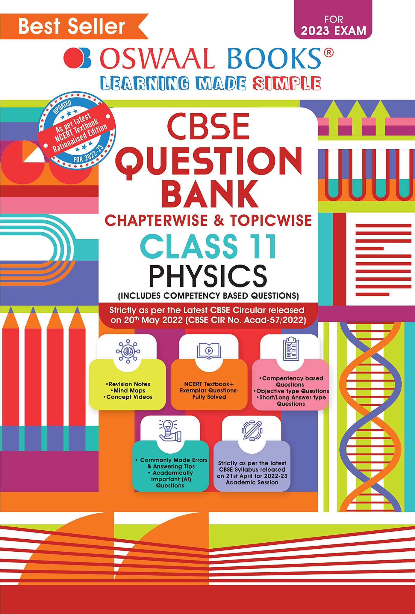 Oswaal CBSE Chapterwise & Topicwise Question Bank Class 11 Physics Hardbound Book (For 2022-23 Exam) Oswaal Editorial Board