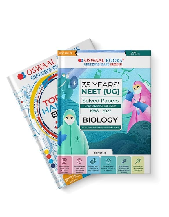 Oswaal Biology Topper's Handbook + 35 Years' NEET UG Solved Papers 1988-2022 (Set of 2 Books) (For 2023 Exam) Oswaal Editorial Board