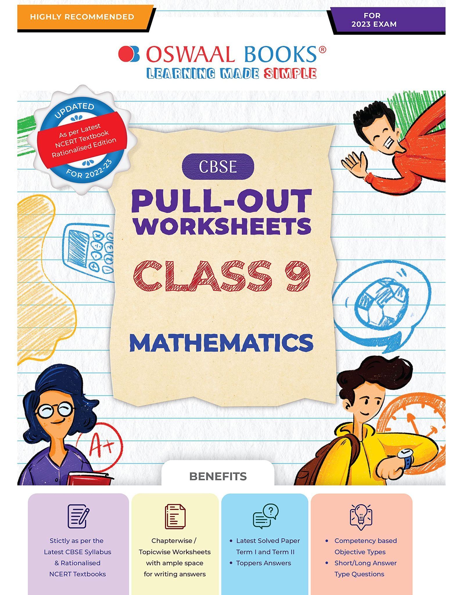 Oswaal CBSE Pullout Worksheets Class 9 Mathematics Book (For 2023 Exam) Oswaal Editorial Board