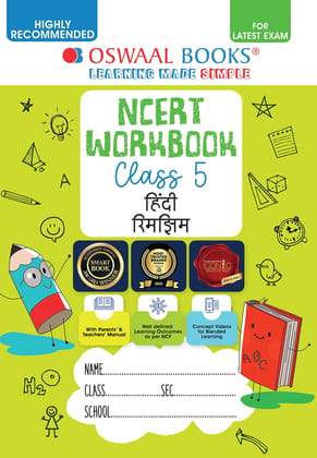 Oswaal NCERT Workbook Hindi (Rimjhim) Class 5 (For Latest Exam) [Paperback] Oswaal Editorial Board