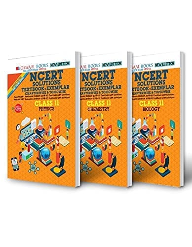 Oswaal NCERT Problems Solutions Textbook-Exemplar Class 11 (3 Book Sets) Physics Chemistry Biology (For Exam 2023) [Product Bundle] Oswaal Editorial Board