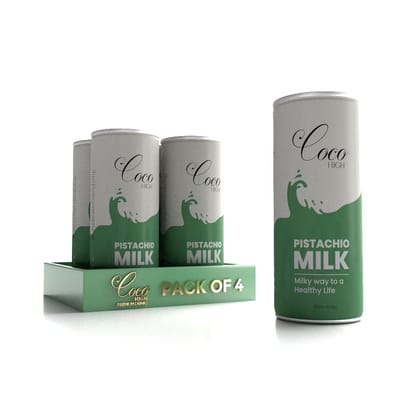 Coco High� Pistachio Flavour Milk | Flavoured Milk Drink | High Protein | Excellent Source of Calcium | Unique Taste | Ready to Drink | Ready to Serve