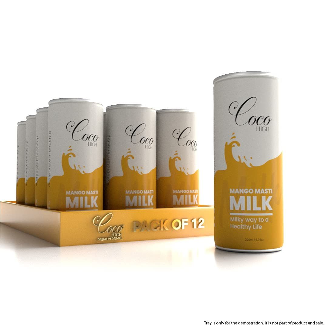 Coco High� Mango Masti Flavour Milk | Flavoured Milk Drink | High Protein | Excellent Source of Calcium | Unique Taste | Ready to Drink | Ready to Serve