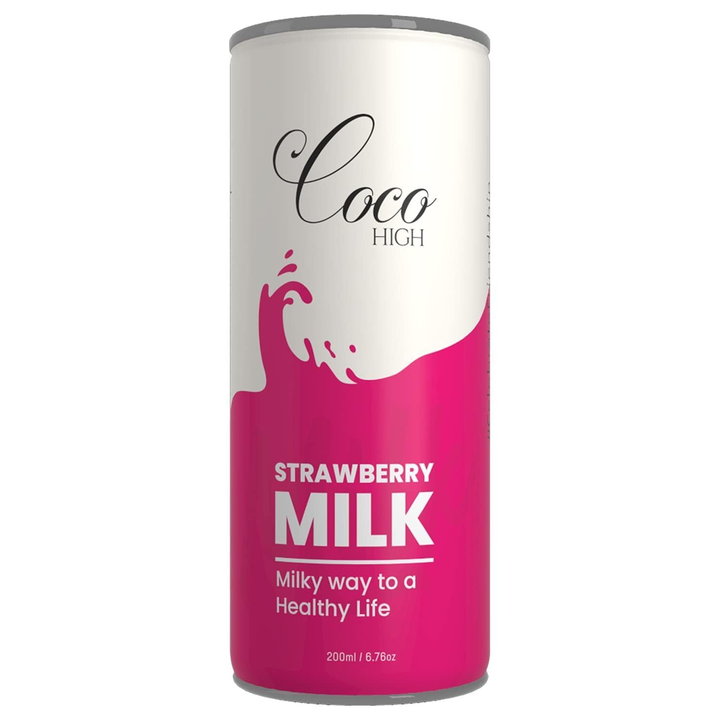 COCO HIGH Strawberry Flavour Milk - 200ml Pack Of 1