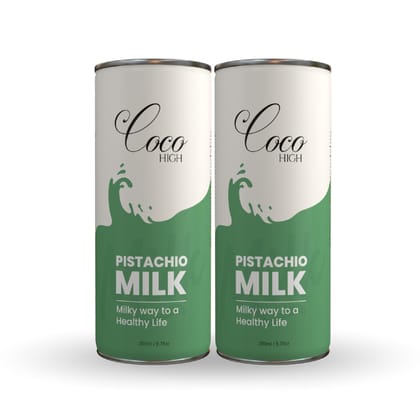 COCO HIGH Pistachio Flavour Milk - 200ml Pack Of 2