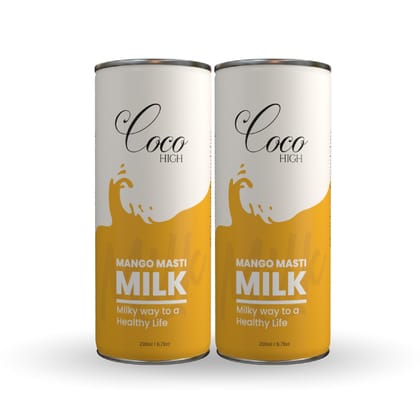 COCO HIGH Mango Masti Flavour Milk - 200ml Pack Of 2