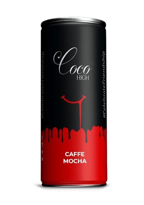 COCOHIGH Caffe Mocha Chocolate Drink Shake - 200ml Pack Of 1