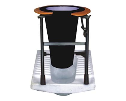 Omplast Inc Orthopedic Toilet Stand with Cylinder