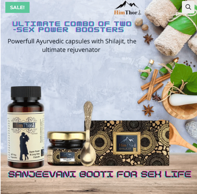 Ayurvedic Sex power capsule | Gold Shilajit Resin | combo Pack