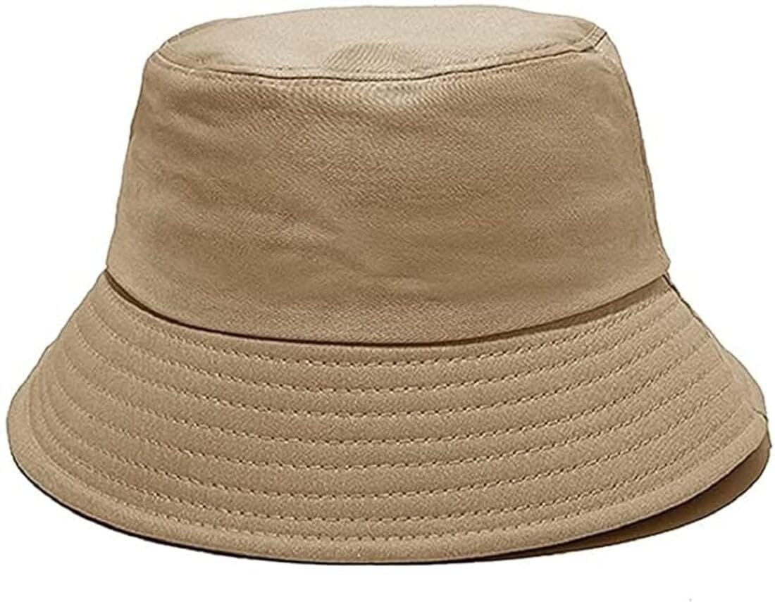 Glammore Cotton Bucket Hat for Women, Men and Teens, Packable Summer Beach Hat