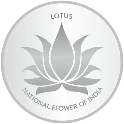 TeeMoods Silver Coin 999 Pure-Lotus-10gm