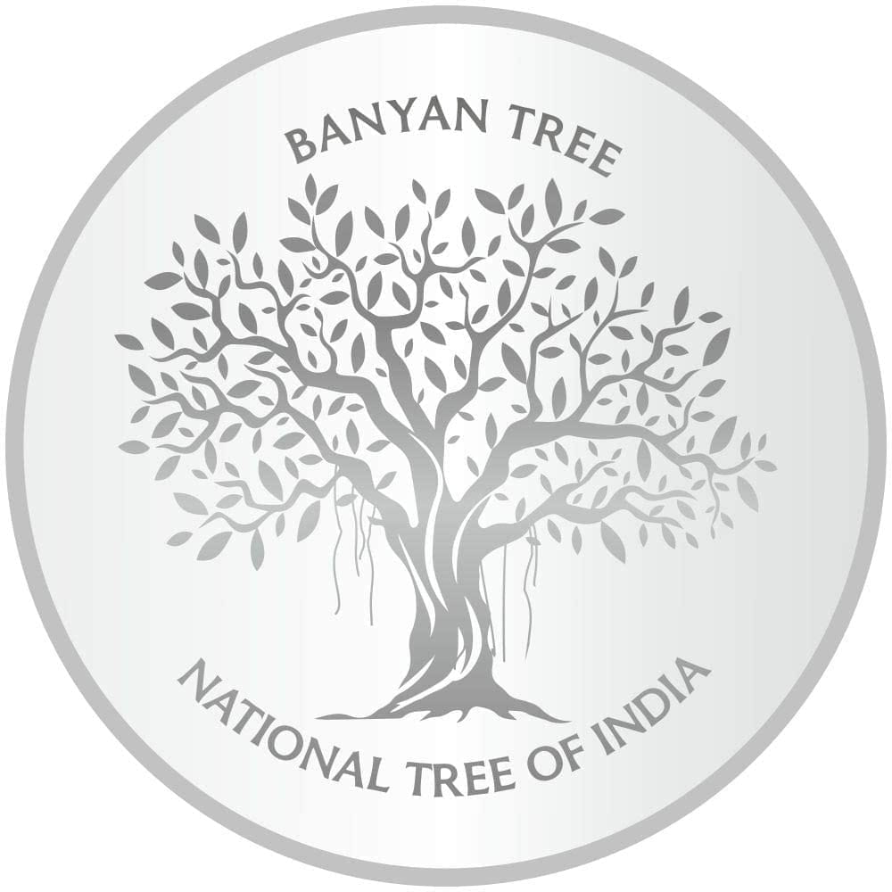 TeeMoods Silver Coin 999 Pure-Banyan Tree-10gm-1903-SC-6