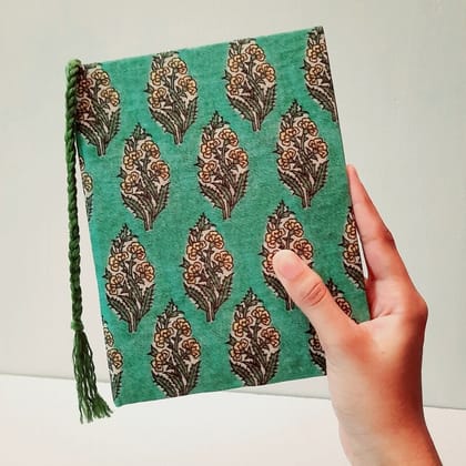 Hand Sewn Diary with Fabric Cover | Handmade Joural | Life Journal | Daily Journal | 156 page Notebook