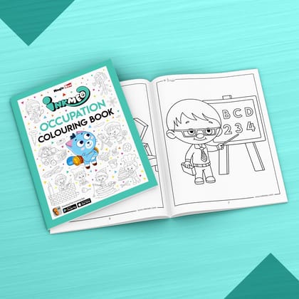 Occupation Reusable Colouring Book for Kids-Enhanced Learning with AR