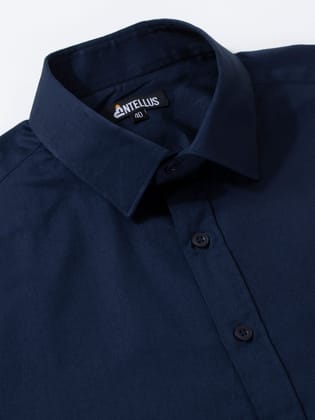 Entellus | Men's Slim Fit Shirt Blue Color