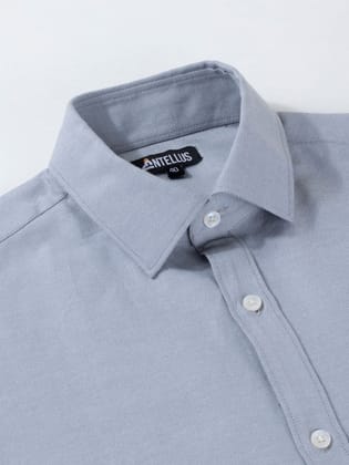 Entellus | Men's Slim Fit Shirt Grey Color