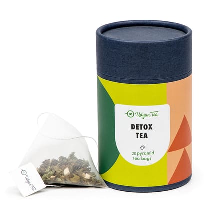 Udyan Tea Detox Tea; 20 Pyramid Tea Bags | 100% Natural; Whole Leaf Herbal Green Tea