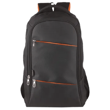 Croma Nova Polyester Laptop Backpack for 15.6 Inch Laptop (21.7 L, Cushioned Compartment, Black)