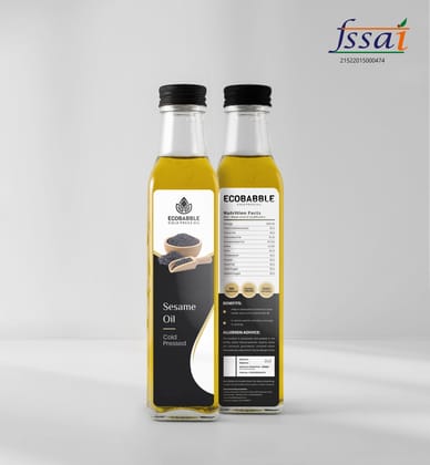 ECOBABBLE Wood Press Sesame Oil