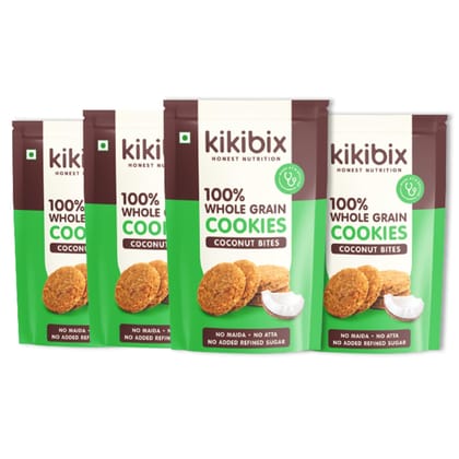 Kikibix Coconut minis  Pack of 4